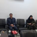 بازدید مدیرکل و همکاران سازمان پزشکی قانونی از سازمان آرامستان